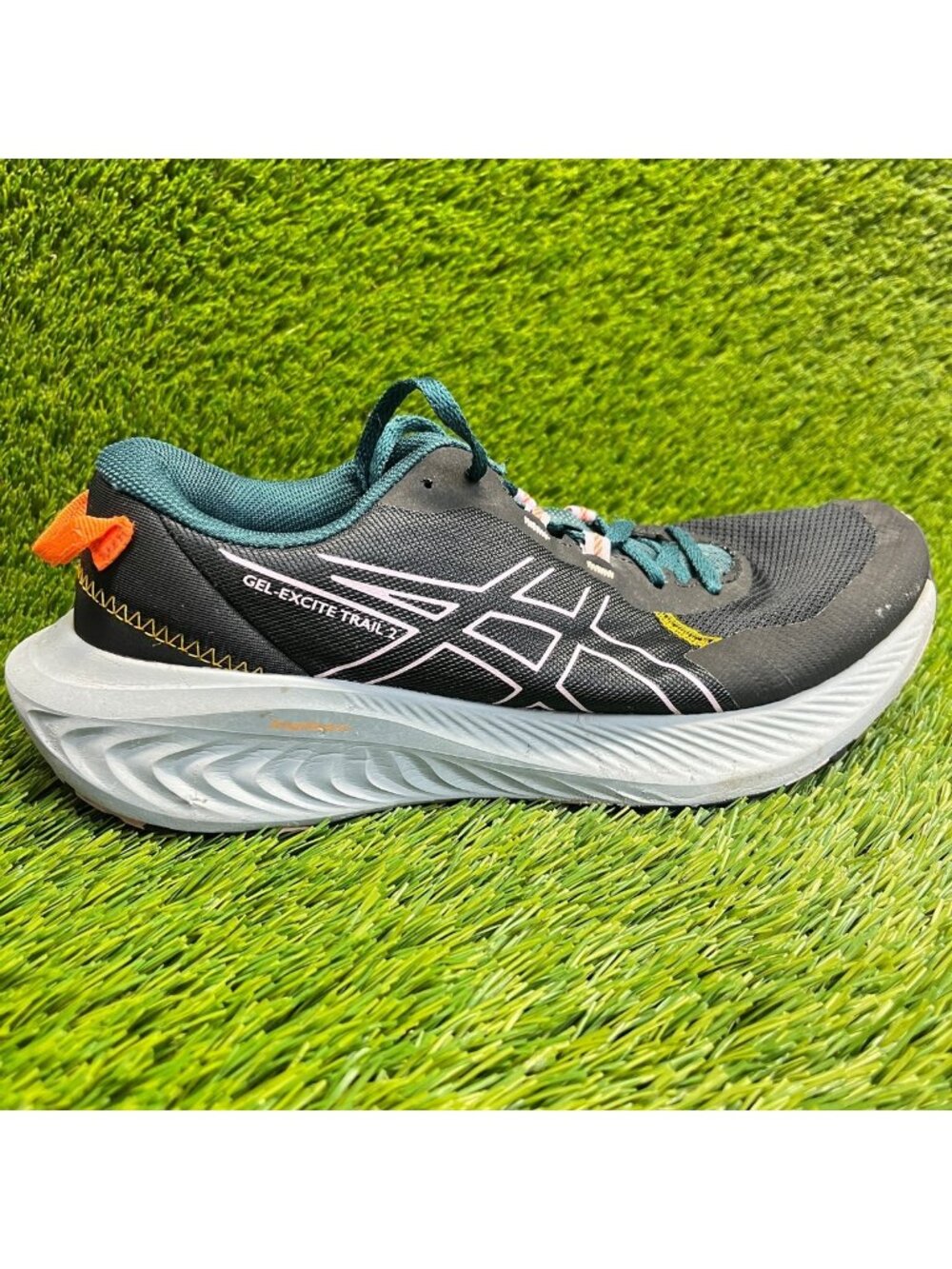 Asics Gel-Excite Trail 2 Womens Size 10 Black Athletic Running Shoes Sneakers